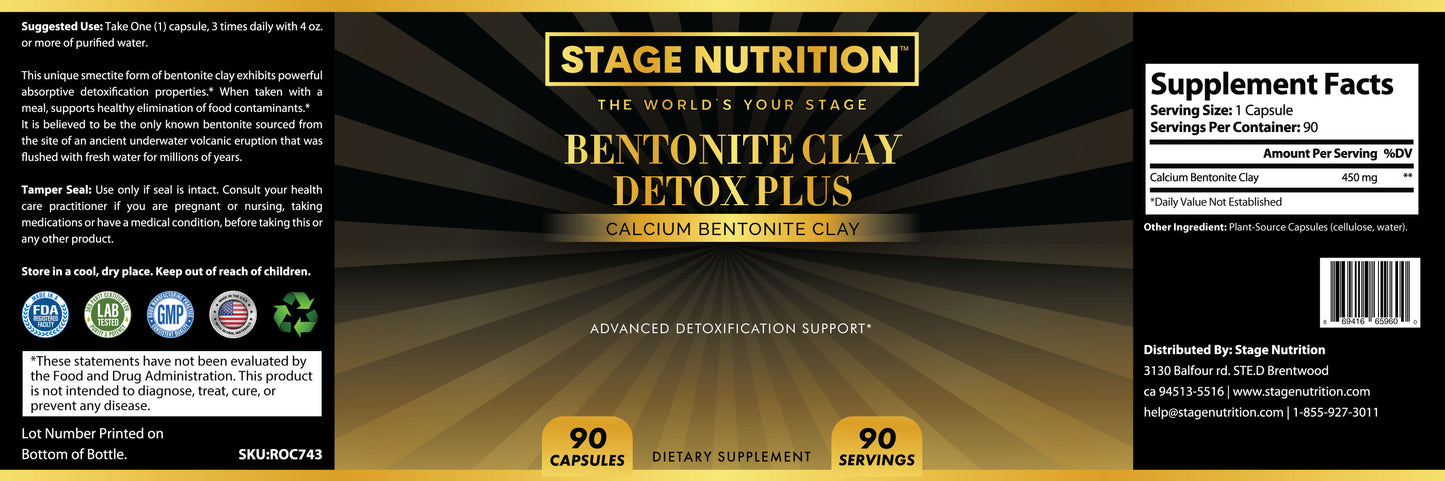 Bentonite Clay Detox Plus