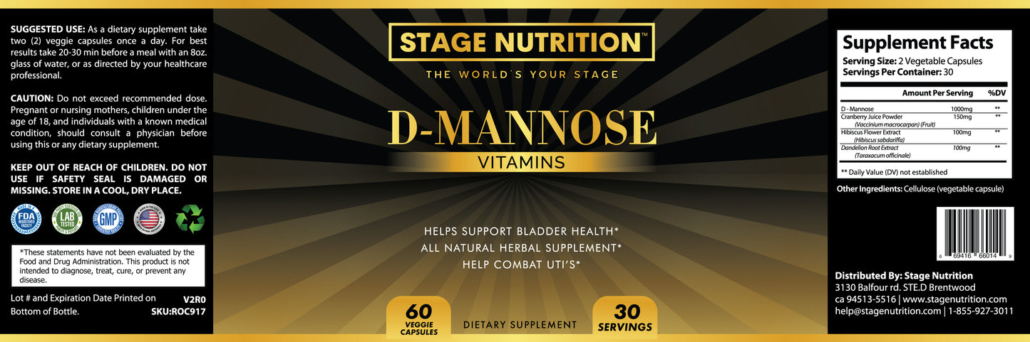 D-Mannose Vitamins
