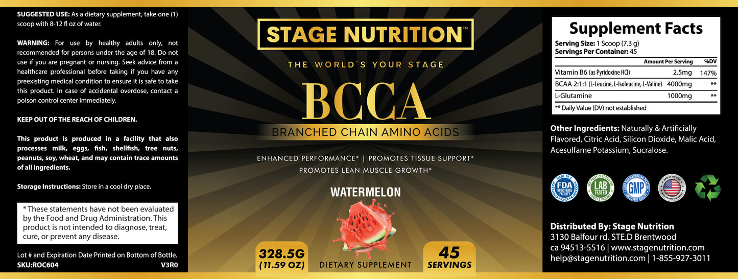 BCAA Shock Powder (Watermelon)
