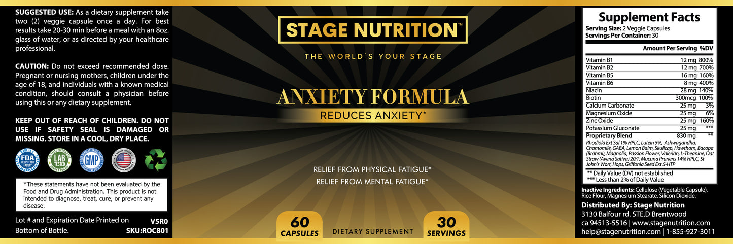 Anxiety Formula