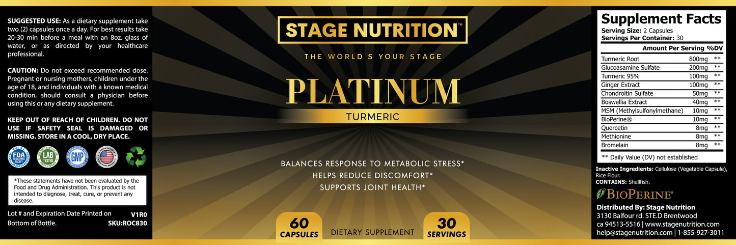 Platinum Turmeric Joint Support Plus
