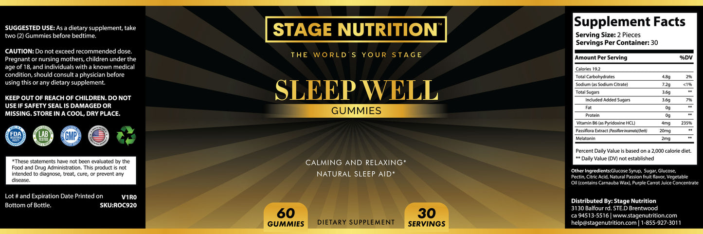 Sleep Well Gummies