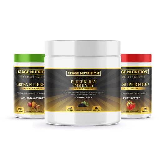 Green Superfood/Red Superfood & Elderberry Immunity Bundle