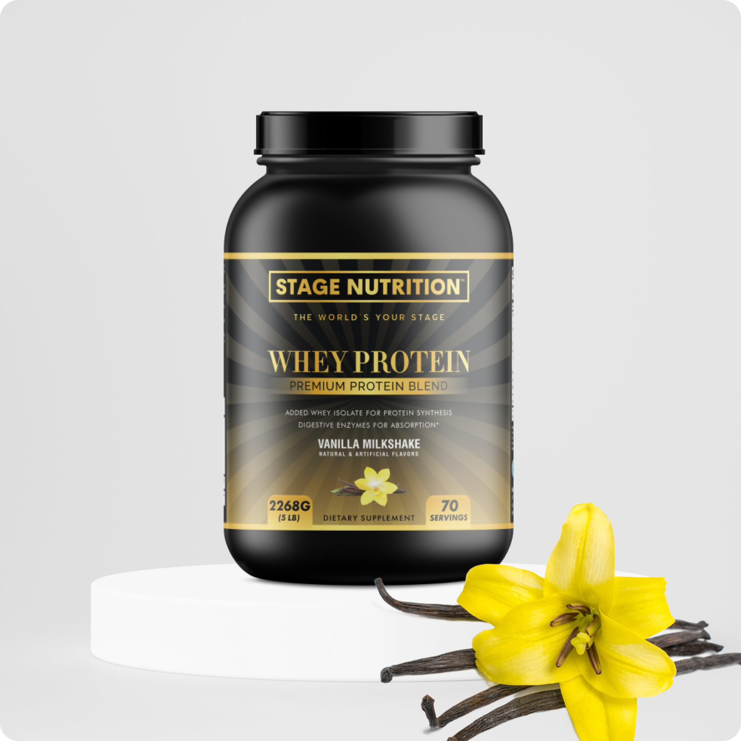 2lb Whey Protein Vanilla (70 servings)
