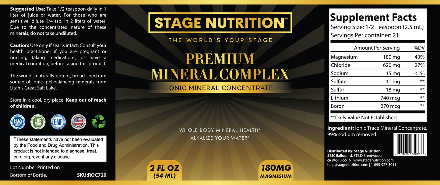 Premium Mineral Complex 2 fl oz