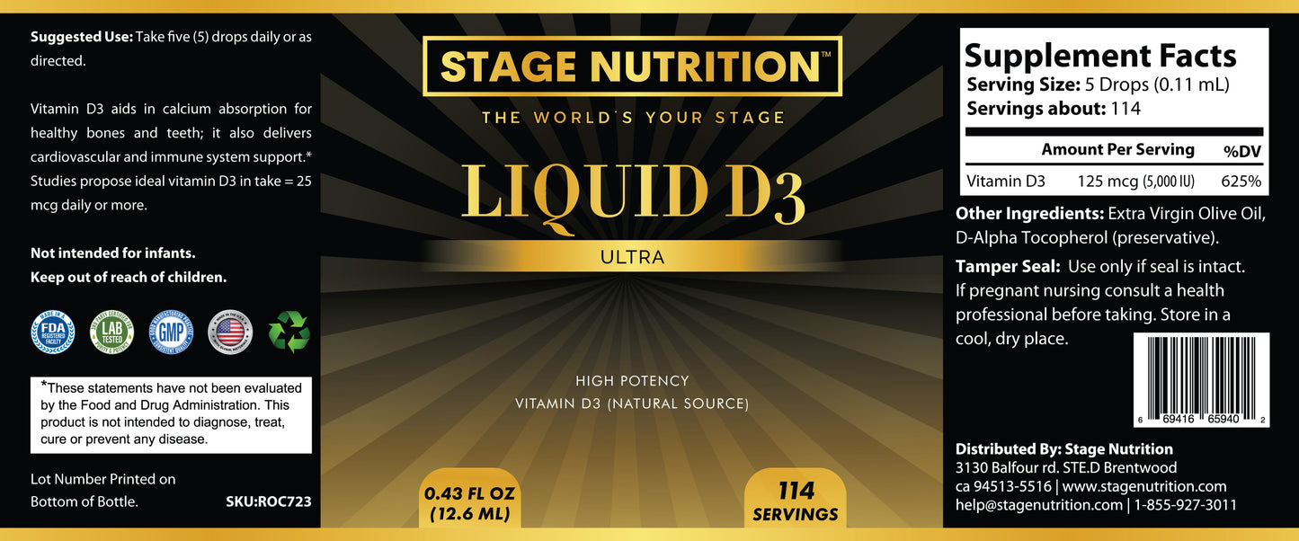 Liquid D3 Ultra 0.43 fl oz