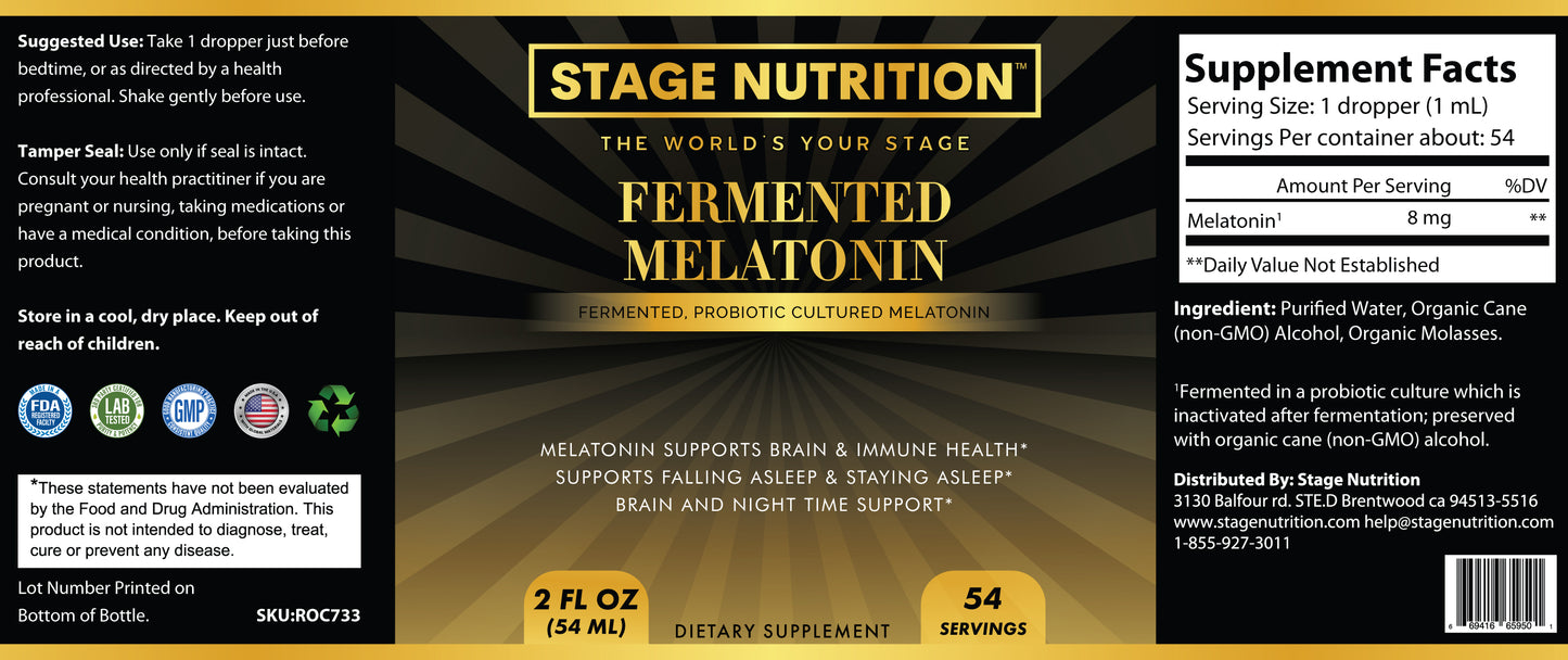 Fermented Melatonin 2 fl oz